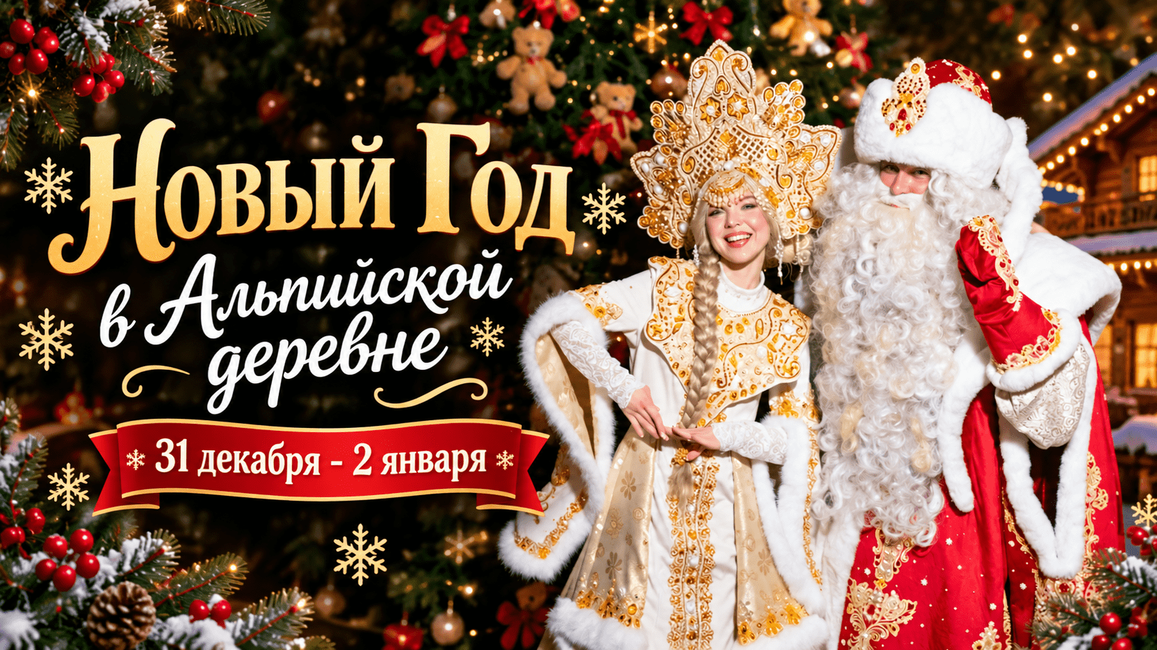 НОВЫЙ ГОД В АЛЬПИЙСКОЙ ДЕРЕВНЕ!